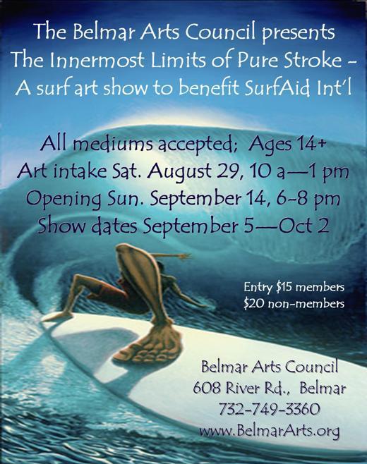 “The Innermost Limits of Pure Stoke” – Belmar, NJ Surf Art Show