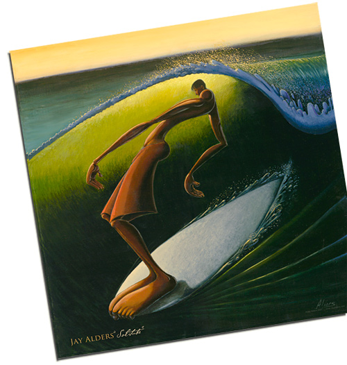 Solitube Surf Art Poster by Jay Alders Solitube Surf Art Poster by Jay Alders