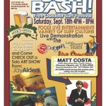 Surf Bash Sept 18th, Featuring Surf Art Show by Jay Alders & Live Music by Matt Costa