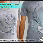 2 New Ultra-Soft Art T-Shirts for Guys & Gals