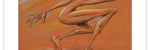 Figurative Pastel Sketch