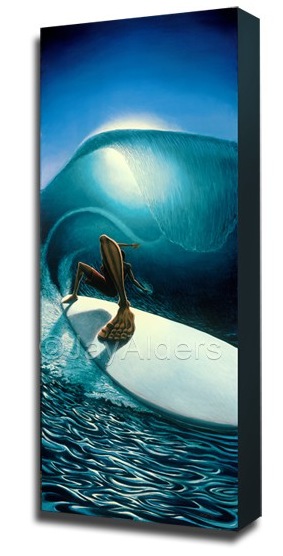 Surfing artwork by Jay Alders