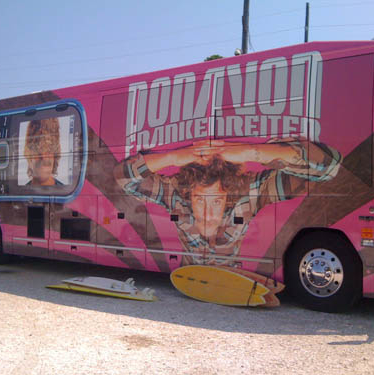 Donavon Frankenreiter tour bus