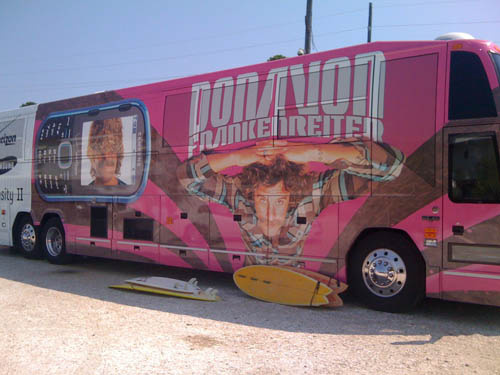 Donavon Frankenreiter tour bus