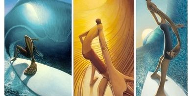 Jay Alders surf art paintings