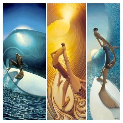 Jay Alders surf art paintings