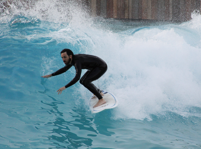 Jay Alders surfing typhoon lagoon