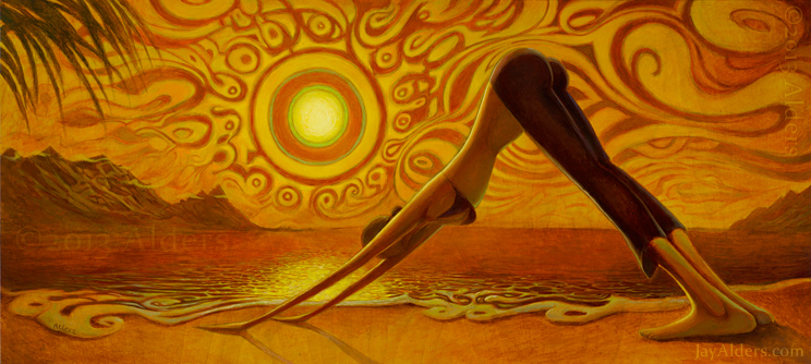 yoga paintings art