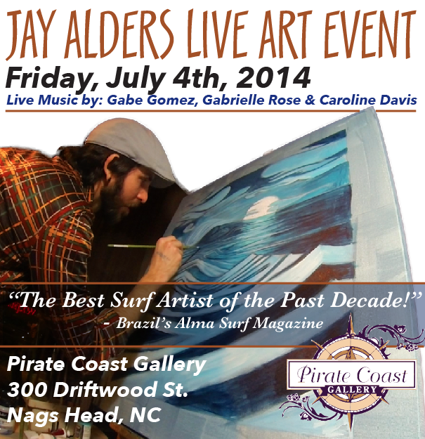 Jay Alders Live Art OBX