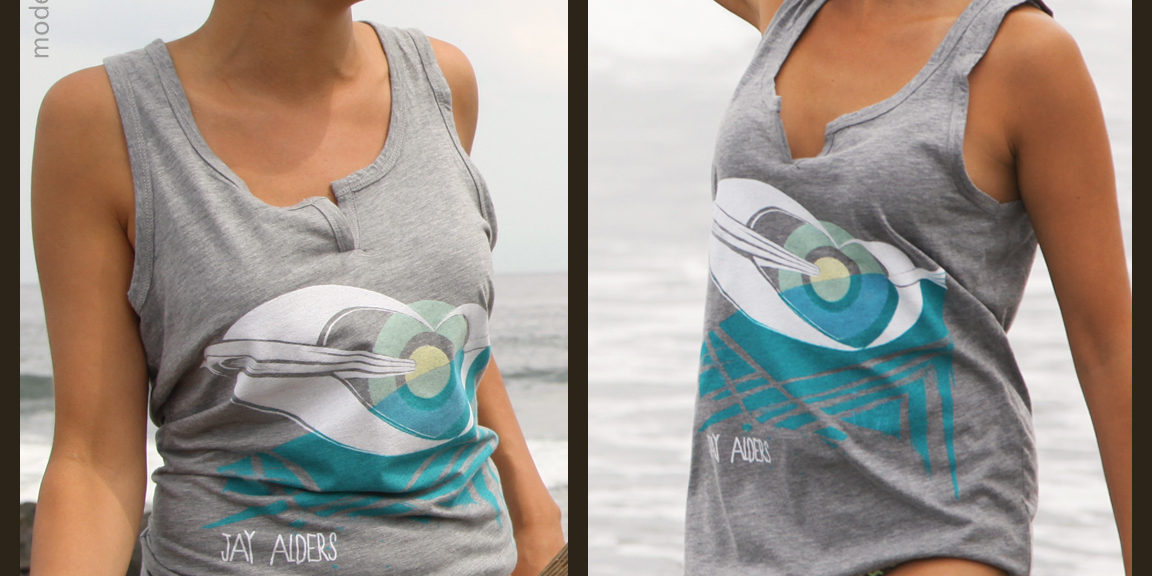 Love Birds Moroccan Tank Top by Jay Alders
