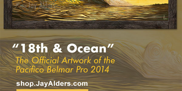 surfing art -belmar Pro