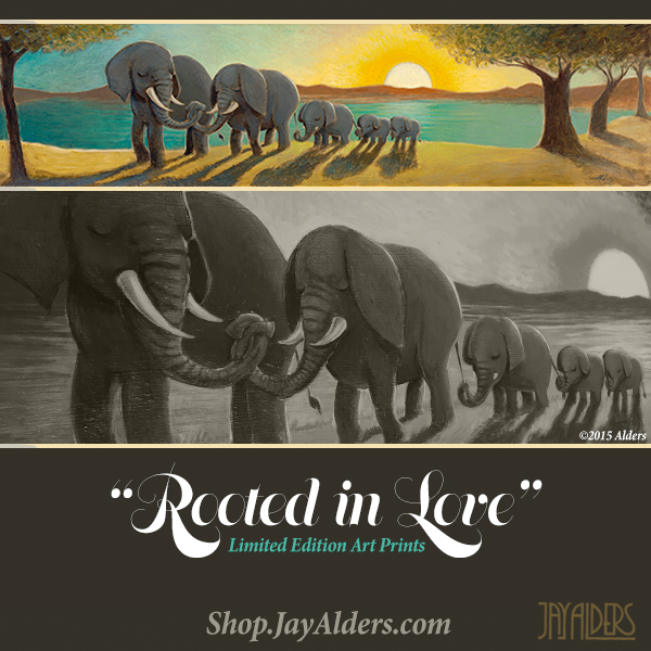 Elephant art by Jay Alders