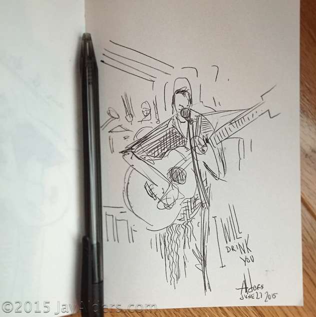 Sketches from the Dave Matthews Band Show 6-27-2015