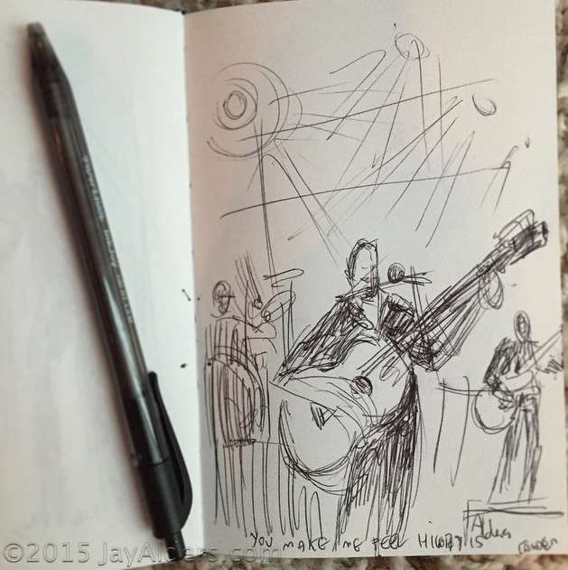 Sketches from the Dave Matthews Band Show 6-27-2015