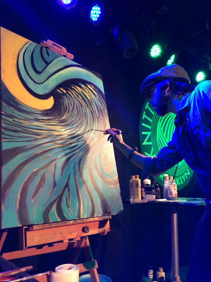 Jay Alders Live Painting with Mishka