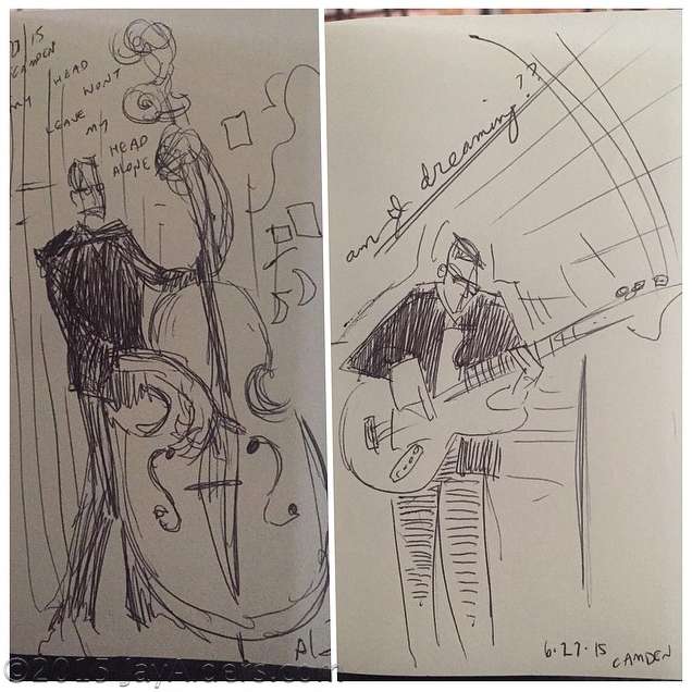 Sketches from the Dave Matthews Band Show 6-27-2015