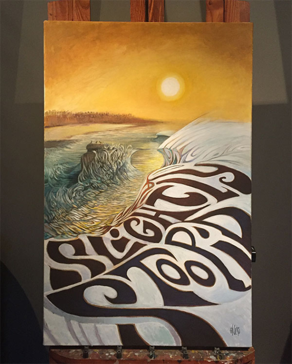 Slightly Stoopid Sunset Cliffs - Original Acrylic Painting