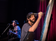 Jay Alders live painting with G Love in Manasquan NJ Algonquin Theatre