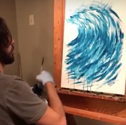 Jay Alders Live Painting on Facebook