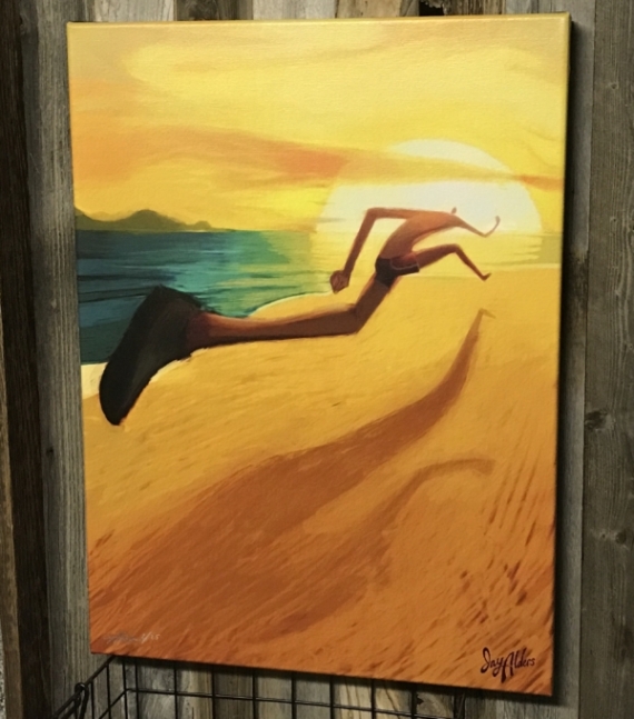 Beach Runner - 18x24 Canvas (Limited Edition #2/25)