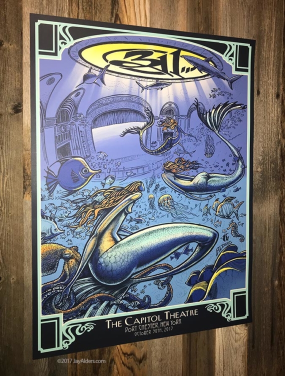 311 Tour Poster - by Jay Alders - Capitol Theatre 2017