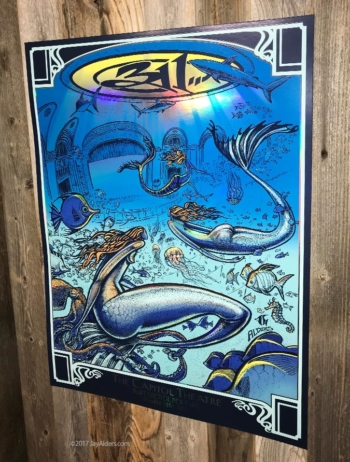 311 -  Capitol Theatre 2017 Tour Poster - Artist Proof on Rainbow Foil - Edition of 38
