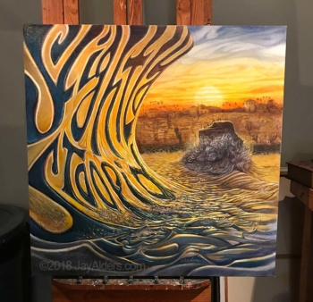 Surf art for Slightly Stoopid album Everyday Life Everyday People