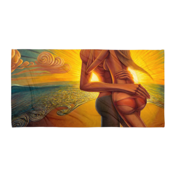 Beaming with Abundance - Beach Towel