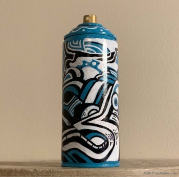 custom painted spray can by Jay Alders
