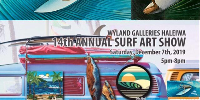 surf-art-gallery-haleiwa-hawaii 14th Annual Surf Art Show Wyland Gallery Hawaii featuring Jay Alders & Heather Brown