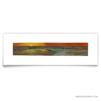 Beach #71520 - Modern seascape ocean painting
