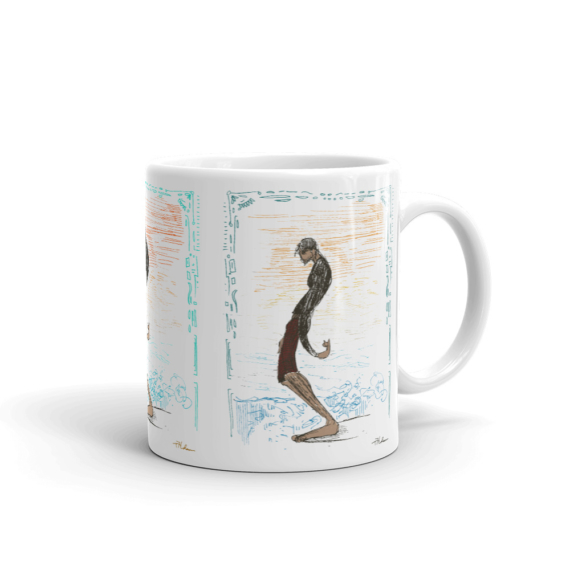 Surfer #52720 - Coffee Mug - Image 2