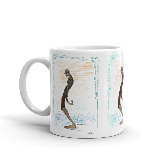 Surfer #52720 - Coffee Mug - Image 3