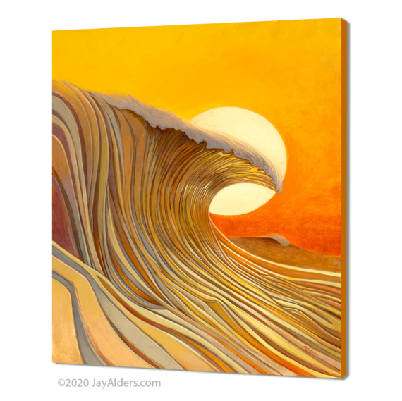 Daily Roast - Stylized Ocean Surf Sunrise