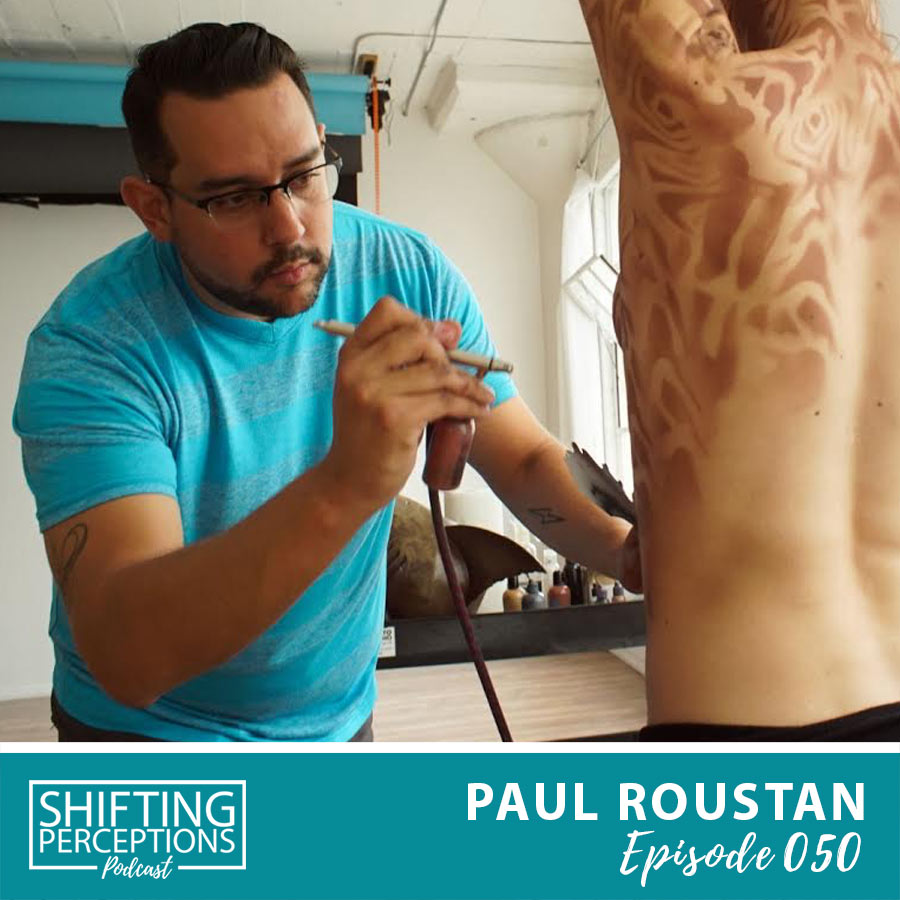 Interview with Paul Roustan - Body Painter and Photographer Shifting  Perceptions Podcast