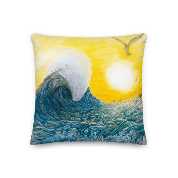 More Than Slightly Overhead- Premium Throw Pillow - Image 3