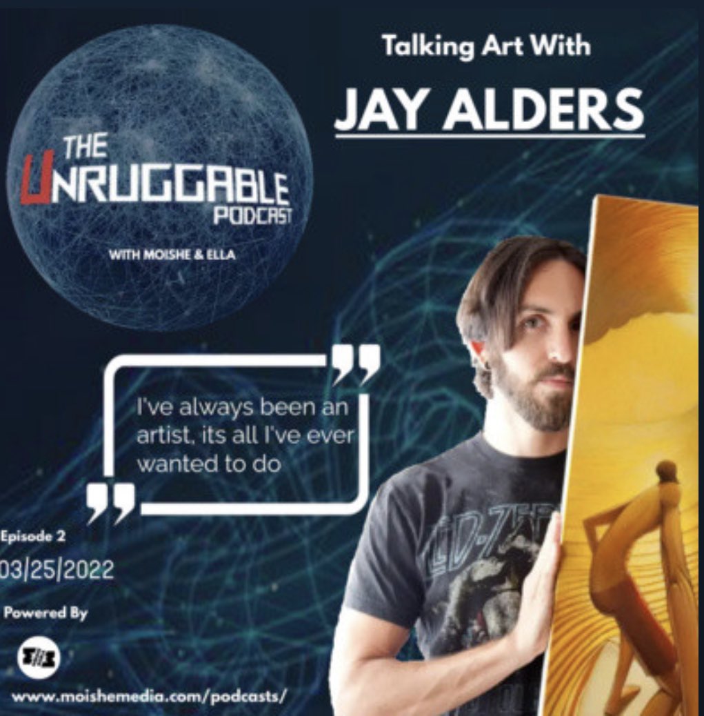 Jay Alders NFT Artist interview on unruggable podcast