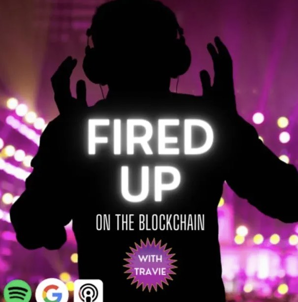 Artist Jay Alders interviewed on Fired Up On the Blockchain podcast with Travie
