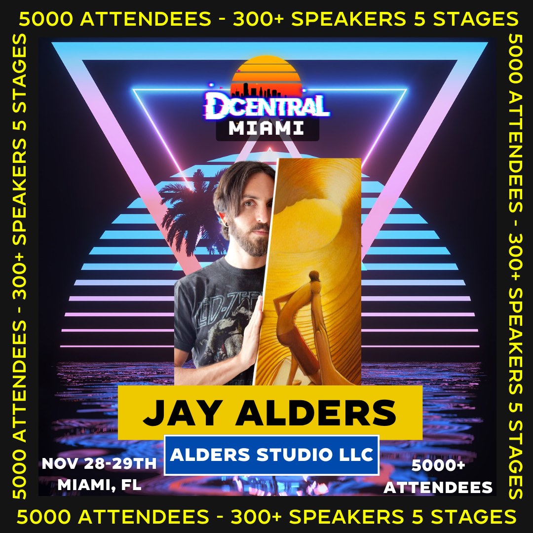 Artist Jay Alders featured speaker at DCentral Miami 2022 Web 3 Conference