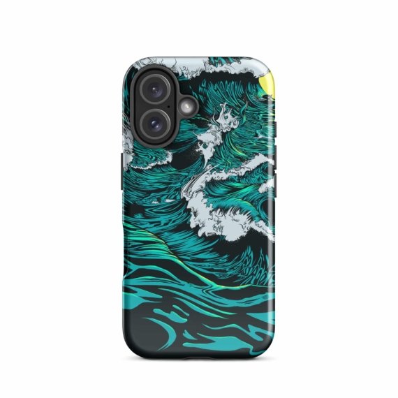 Stormy Swell At Monterey - Rugged iPhone case - Image 12