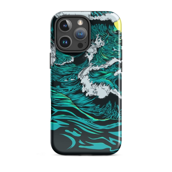 Stormy Swell At Monterey - Rugged iPhone case - Image 11