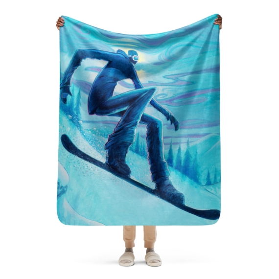 Elevated Aura - Sherpa blanket - Image 2