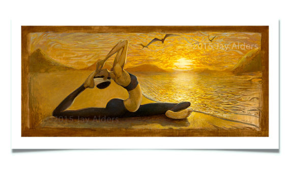 Satori Tides - Museum Quality Yoga Art  Print - Image 3