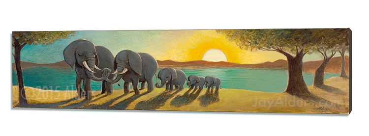 Rooted in Love - Museum Quality Elephant Art Print